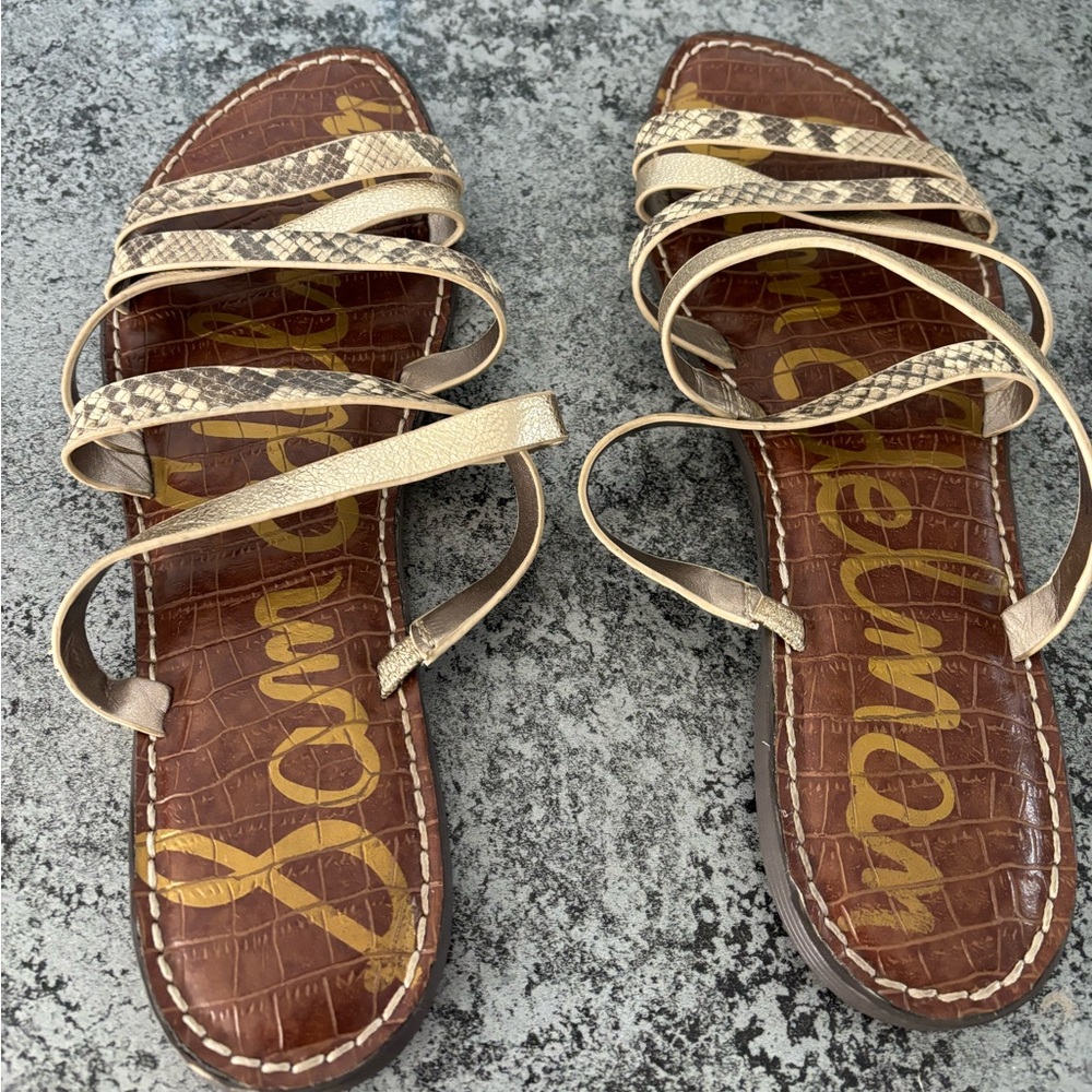 Sam Edelman snakeskin sandals